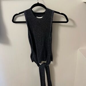 3.1 Phillip Lim Blue Shimmering Knit Top